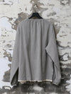 AVIVA JIFEI XUE 25 Autumn/Winter Round Neck Layered Balloon Top/Skirt AJX-FW25-RNLBT-DMCWD-Dove Microcheck Top (FW25-RNLBT)